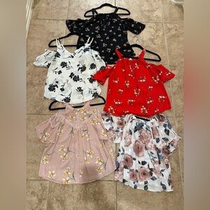 BOGO Sienna Sky Cold Shoulder Blouses Bundle